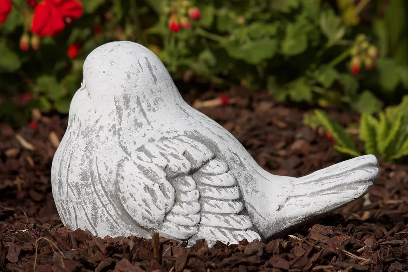 Stone and Style Gartenfigur Vogel Berta Grau Frostfest - Bild 5