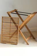Yoli living GbR Tabletttisch Klapptisch mit Tablett Teak Bild 3