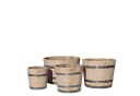 Temesso Pflanzkübel Kastanienholz Natur 30-60cm Bild 3