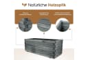 BooGardi Pflanzkasten Holz Schwarz 90cm mit Vlies Bild 5