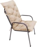 TexDeko Hochlehnerauflage Gartenstuhl beige wasserabweisend Bild 2