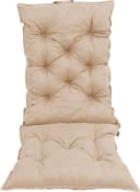 TexDeko Hochlehnerauflage Gartenstuhl beige wasserabweisend Bild 5
