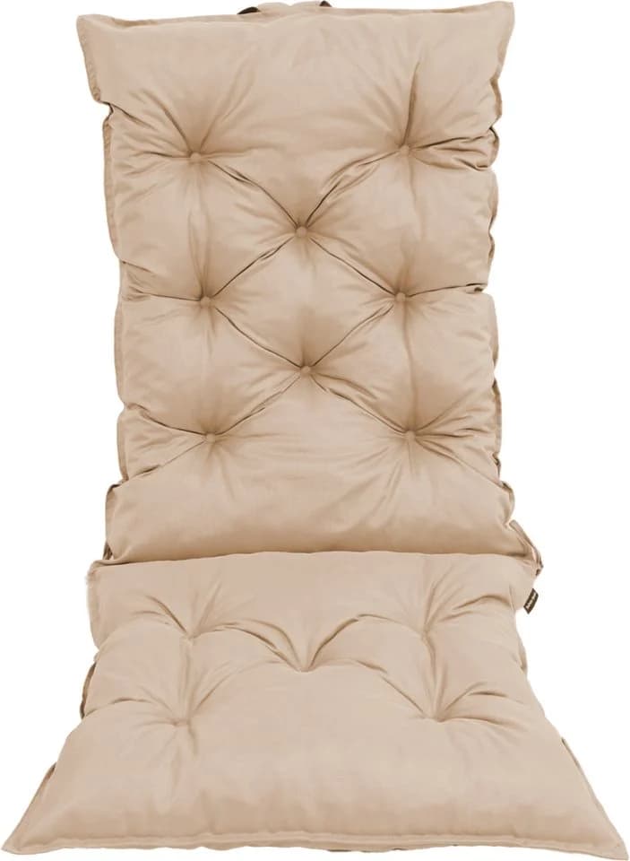 TexDeko Hochlehnerauflage Gartenstuhl beige wasserabweisend - Bild 5