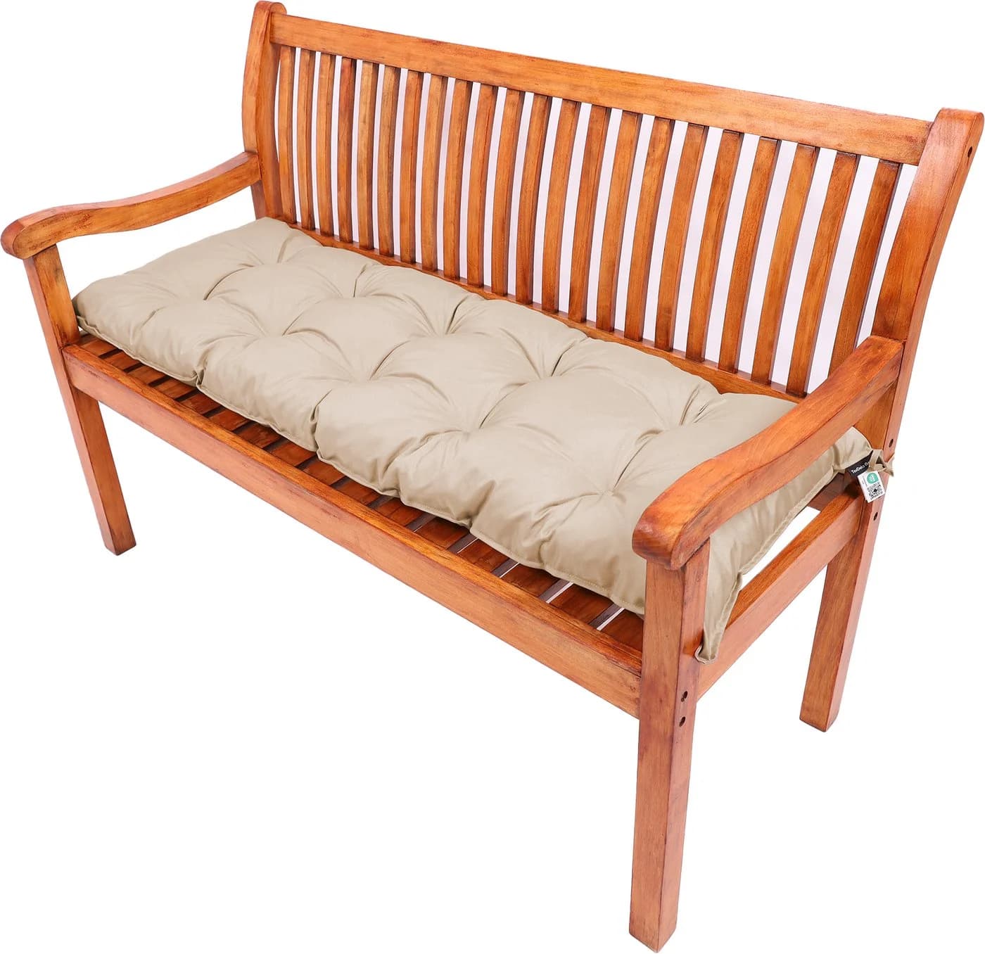 TexDeko Gartenbankauflage Beige wasserabweisend UV-beständig - Bild 2