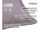 TexDeko Palettenkissen-Set Grau Cord wasserabweisend Bild 3