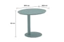 dasmöbelwerk Gartentisch Madison Oval Anthrazit Aluminium Bild 1