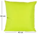 JACK Dekokissen 40x40cm Outdoor Lounge Kissen Grün Wasserabweisend Bild 3
