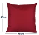 JACK Dekokissen 45x45cm Outdoor Lounge Kissen Burgund Bild 4