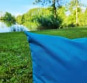 JACK Dekokissen 60x60cm Outdoor Lounge Kissen Meerblau mit XXL Füllung Bild 5
