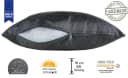 JACK Dekokissen 60x60cm Outdoor Lounge Kissen Anthrazit Bild 3