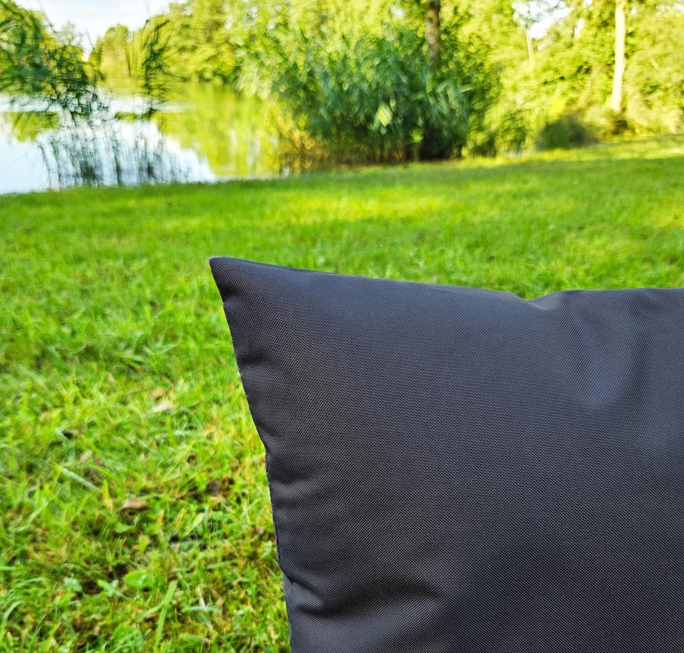 JACK Dekokissen 60x60cm Outdoor Lounge Kissen Anthrazit - Bild 5