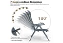 HOMALL Klappstuhl Aluminium 6er Set 7-fach verstellbar Bild 4