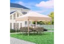 GUNJI Faltpavillon 3x3m Beige Höhenverstellbar UV-Schutz Bild 1