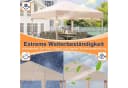 GUNJI Faltpavillon 3x3m Beige Höhenverstellbar UV-Schutz Bild 5