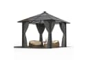HOMALL Gartenpavillon 300x300/300x400cm Aluminium PC-Dach Seitenteile Bild 3