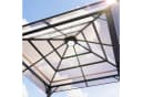 HOMALL Gartenpavillon 300x300/300x400cm Aluminium PC-Dach Seitenteile Bild 5