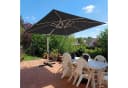 HOMALL Sonnenschirm 300x400 cm Ampelschirm mit Ständer 360 Grad drehbar UV-Schutz 50+ Bild 2