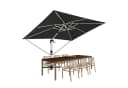 HOMALL Sonnenschirm 300x400 cm Ampelschirm mit Ständer 360 Grad drehbar UV-Schutz 50+ Bild 3