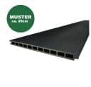 Woodstore24 WPC COEX Zaun Komplettset Anthrazit Bild 2