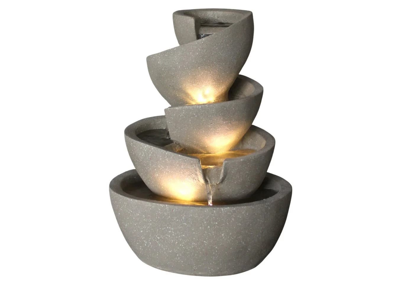 Arnusa Zimmerbrunnen BK912 mit LED-Beleuchtung und Polyresin - Bild 2