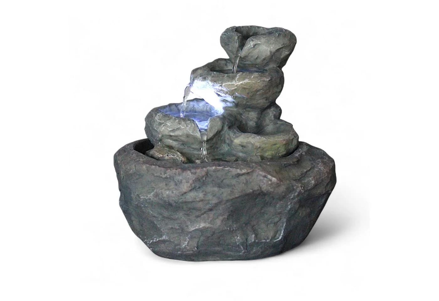 Arnusa Zimmerbrunnen Fels-Optik LED Beleuchtung - Bild 2
