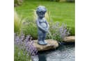 Arnusa Solar Wasserspeier Junge klassisch Gartendeko Polyresin Bild 1