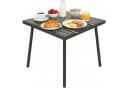 Koopman Gartentisch Anthrazit Metall Holzoptik 70x70cm Bild 2