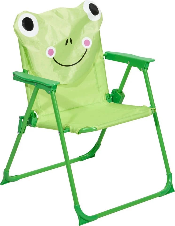 Koopman Garten-Kindersitzgruppe 4-tlg. Grün Frosch-Design mit Schirm - Bild 3