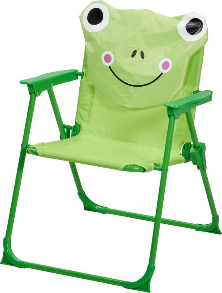 Koopman Garten-Kindersitzgruppe 4-tlg. Grün Frosch-Design mit Schirm - Bild 5