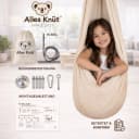Alles Knüt Therapieschaukel Beige Fleece Indoor Bild 2