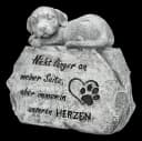 Figuren Shop GmbH Hund Statue Gedenkstein Trauerfigur Garten 15 cm Bild 3
