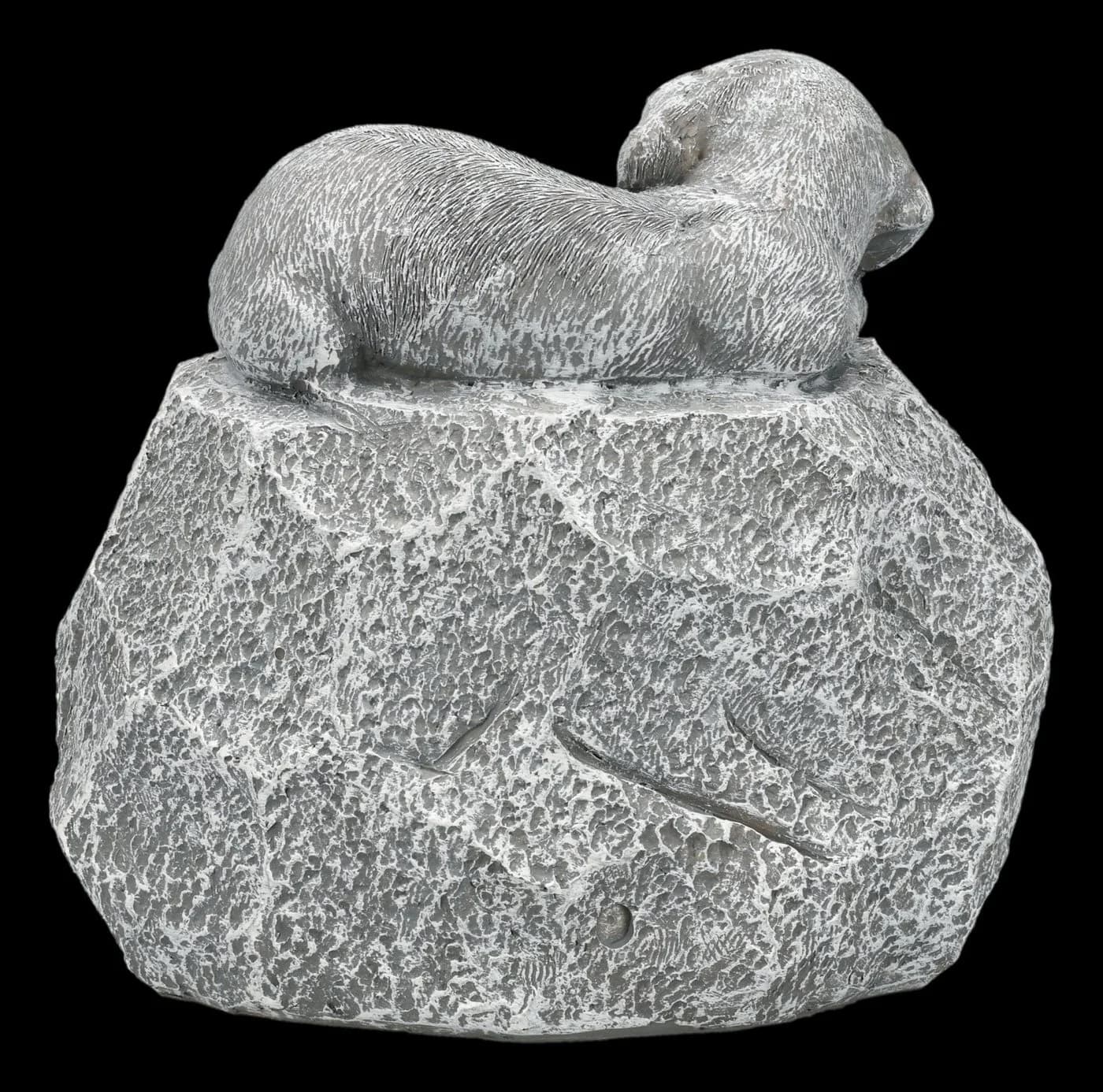 Figuren Shop GmbH Hund Statue Gedenkstein Trauerfigur Garten 15 cm - Bild 5