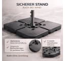 Gartiva® Schirmständer mit Schirmgewichten für Ampelschirme Bild 3
