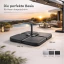 Gartiva® Schirmständer mit Schirmgewichten für Ampelschirme Bild 4