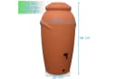 YourCasa Regentonne 210L Amphore Design Braun Kunststoff Bild 5
