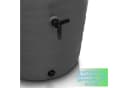 YourCasa Regentonne 240L Grau Wave Design Bepflanzbar Bild 4