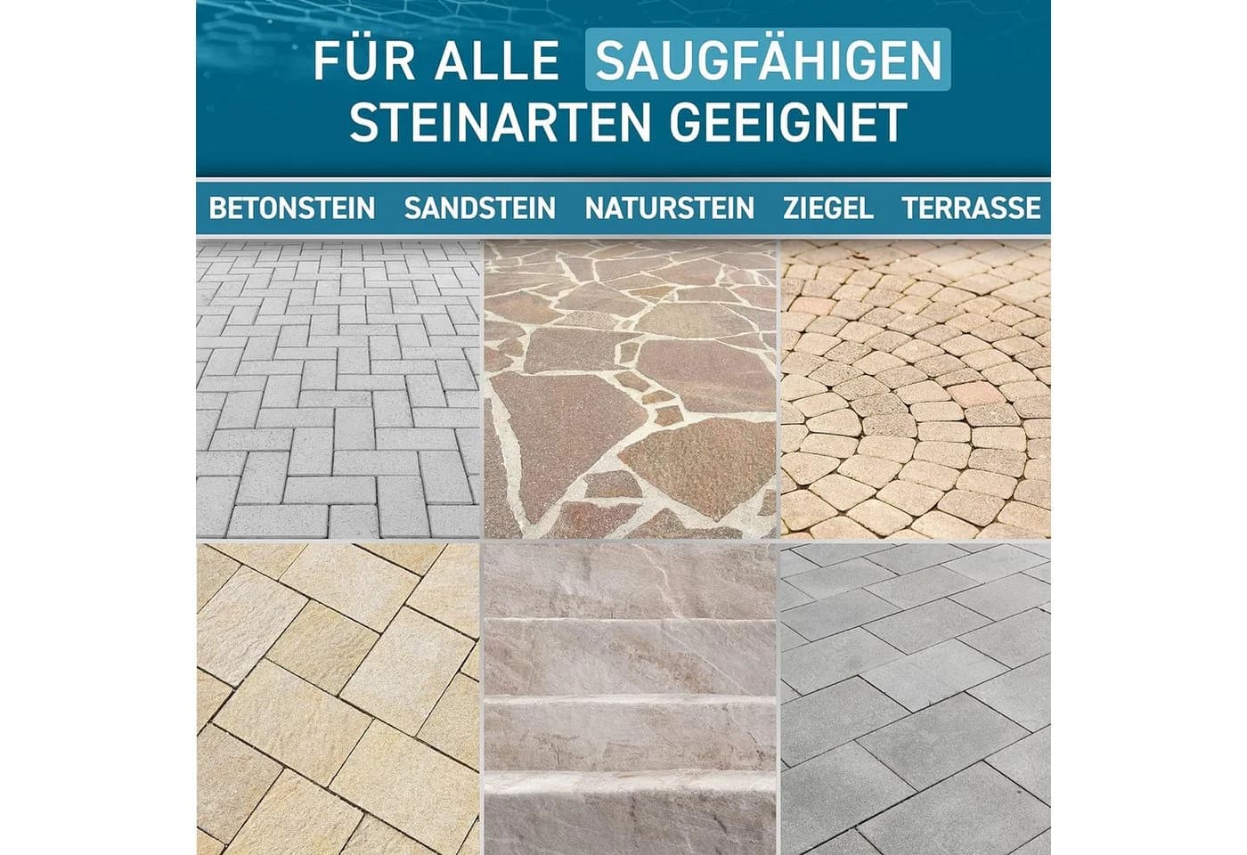Plintex Steinimprägnierung Außen & Innen | Universelle Naturstein-Imprägnierung - Bild 4