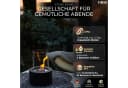 FIRELL Tischkamin VERVE Bioethanol Beton Edelstahl Komplett-Set Bild 1