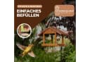 BIRDSOUL Vogelhaus Nordic Braun Wasserableitendes Design Bild 3