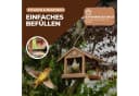BIRDSOUL Vogelhaus Forest Braun Wasserableitendes Design Bild 3