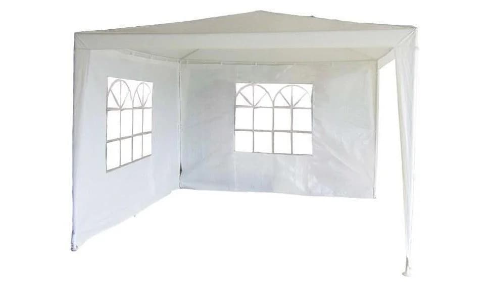 TrendLine Pavillon 300x300 cm Weiß mit Seitenwänden - Bild 2