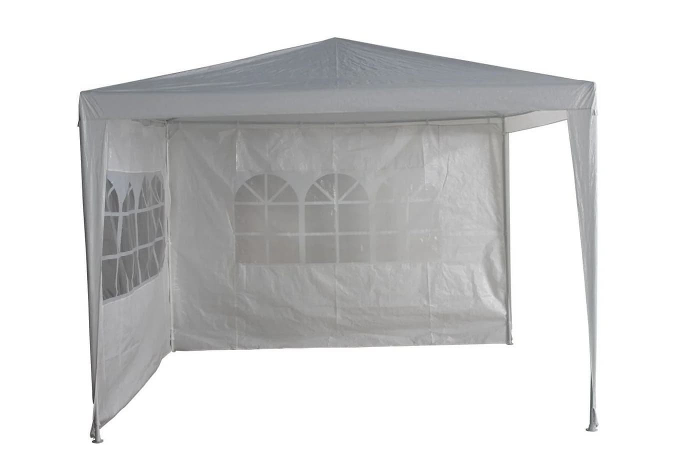 TrendLine Pavillon 300x300 cm Weiß mit Seitenwänden - Bild 4