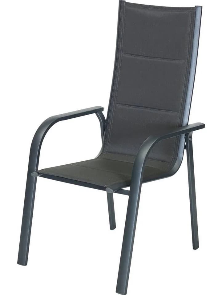Primaster Stapelstuhl Fano Anthrazit witterungsbeständig Aluminium - Bild 2