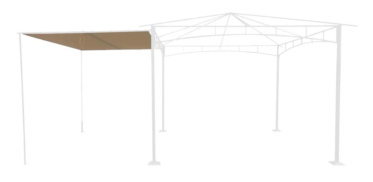 Trend Line Seitenteil Pavillon Menorca Beige 290x200 cm