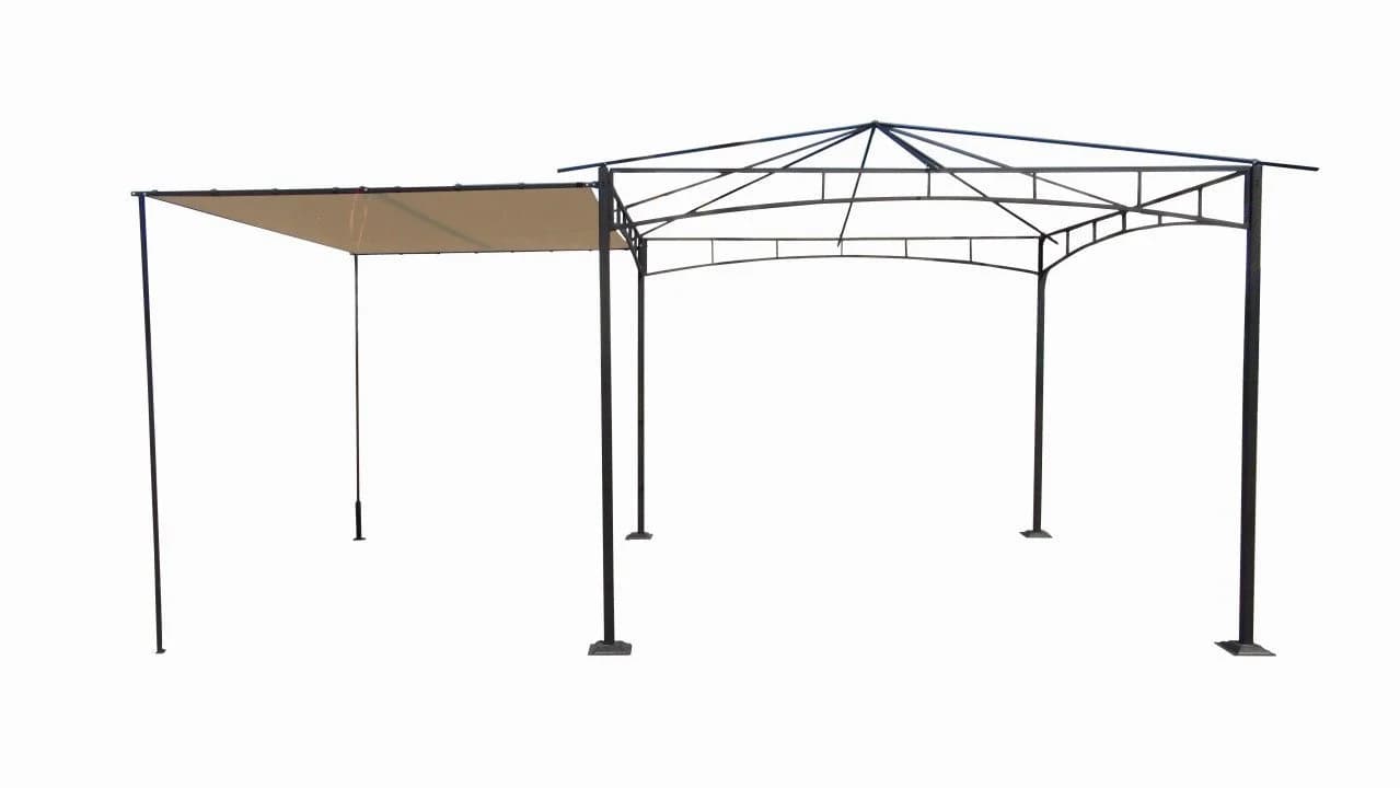 Trend Line Seitenteil Pavillon Menorca Beige 290x200 cm - Bild 2