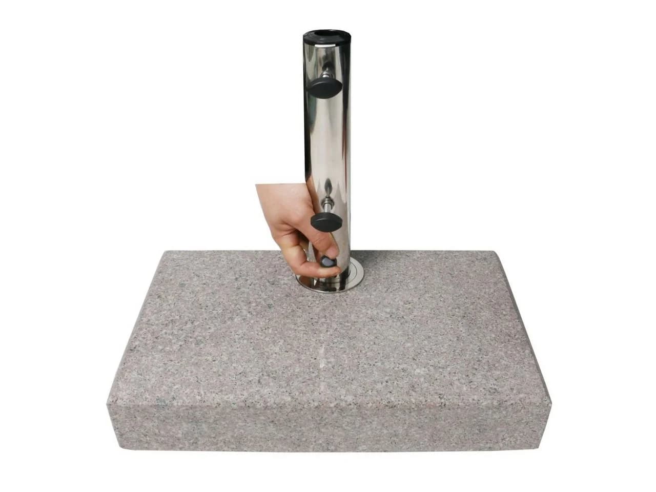 Primaster Granit Balkon-Schirmständer Grau 25 kg - Bild 5