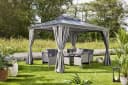 Primaster Pavillon Manhattan Anthrazit mit Polycarbonatdach Bild 1