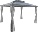 Primaster Pavillon Manhattan Anthrazit mit Polycarbonatdach Bild 2