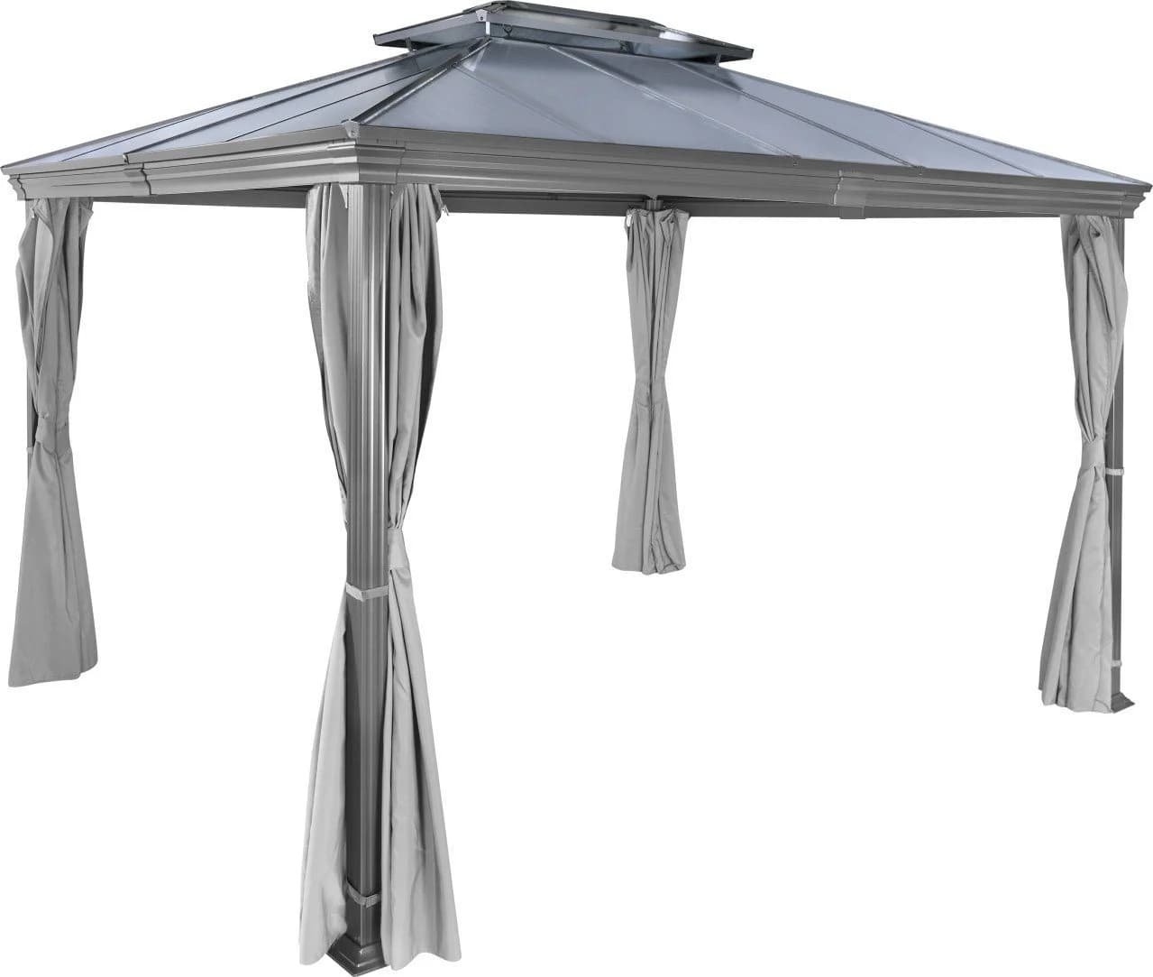 Primaster Pavillon Manhattan Anthrazit mit Polycarbonatdach - Bild 2