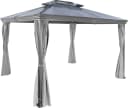 Primaster Pavillon Manhattan Anthrazit mit Polycarbonatdach Bild 3